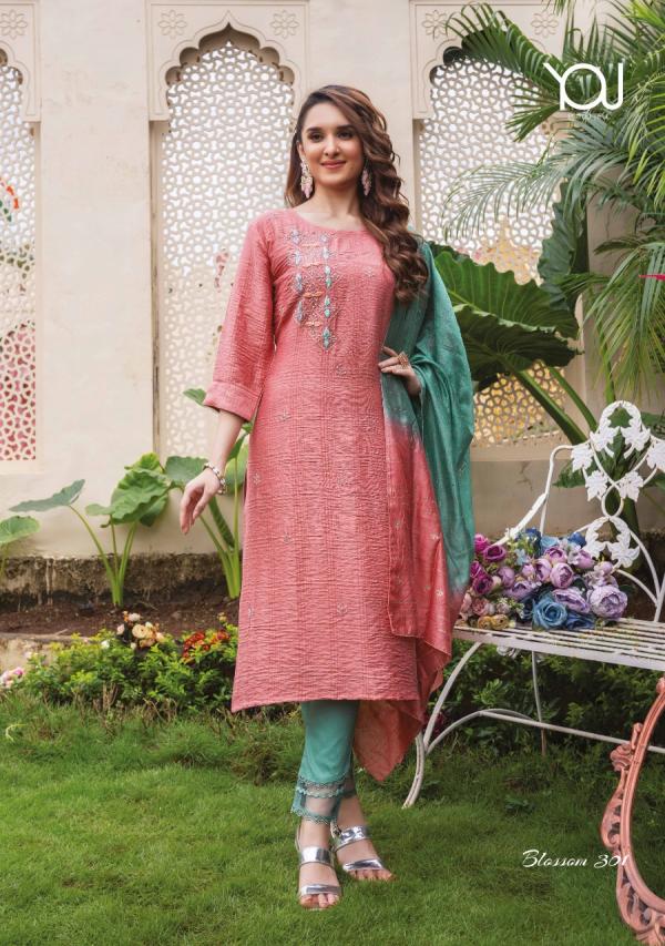 Wanna Blossome vol 3 Nylon Designer Exclusive Readymade Suit